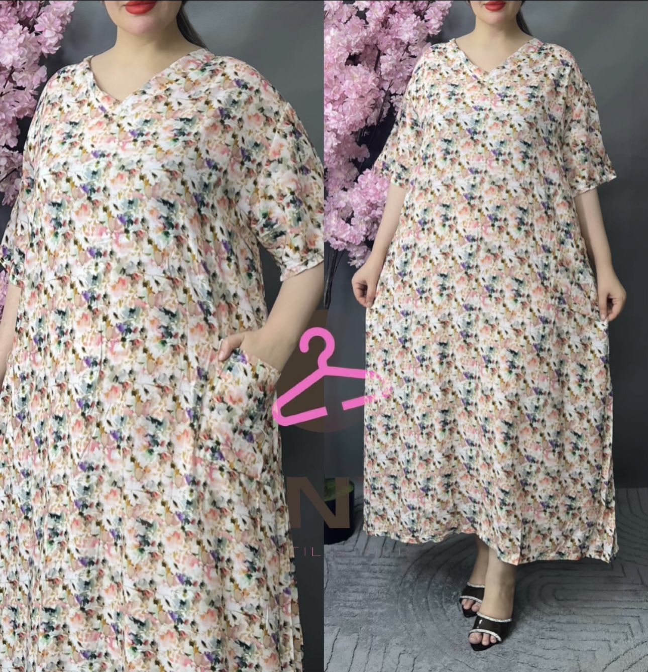 دشداشه ميدي فري سايز