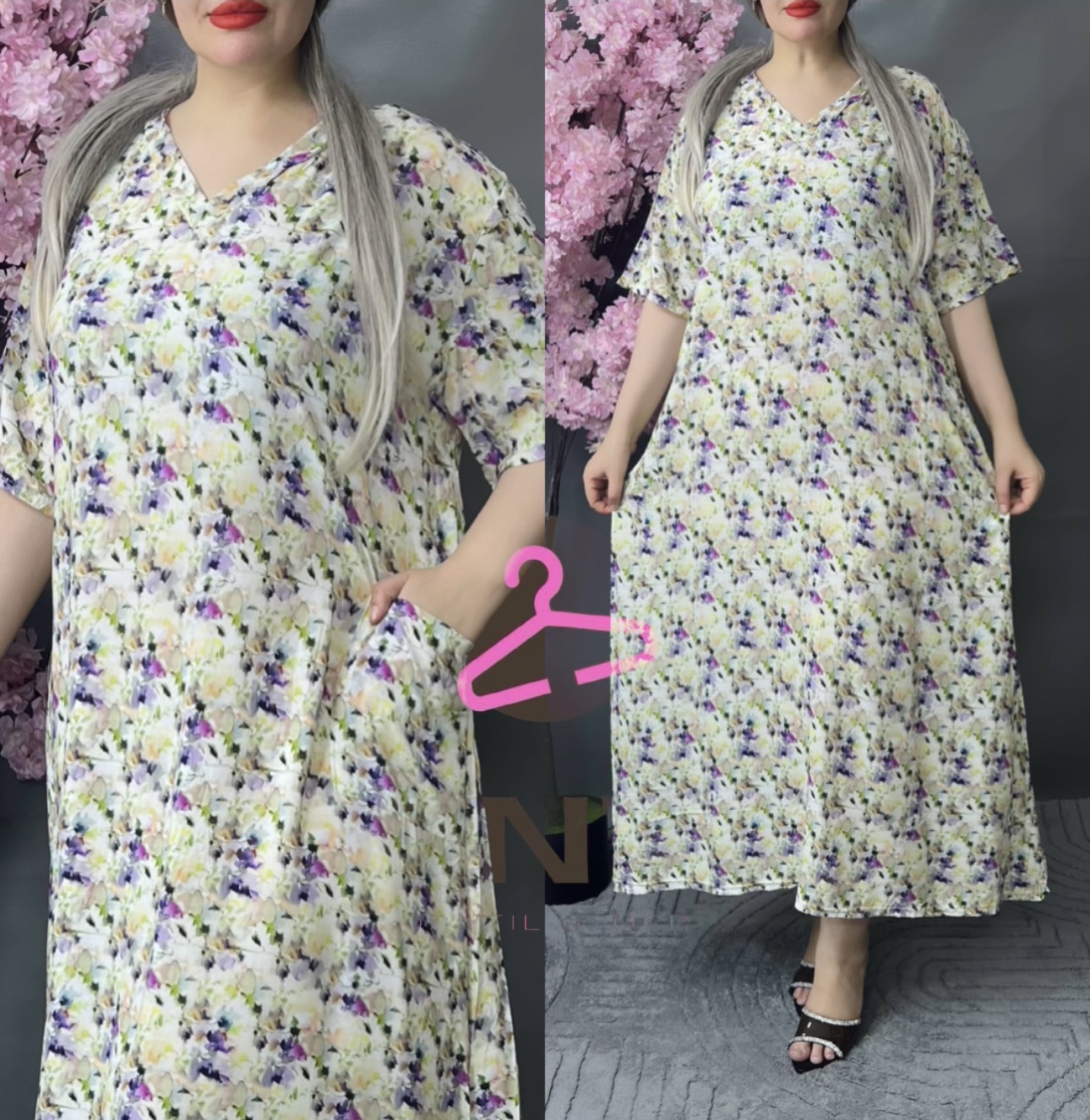 دشداشه ميدي فري سايز - alternate view