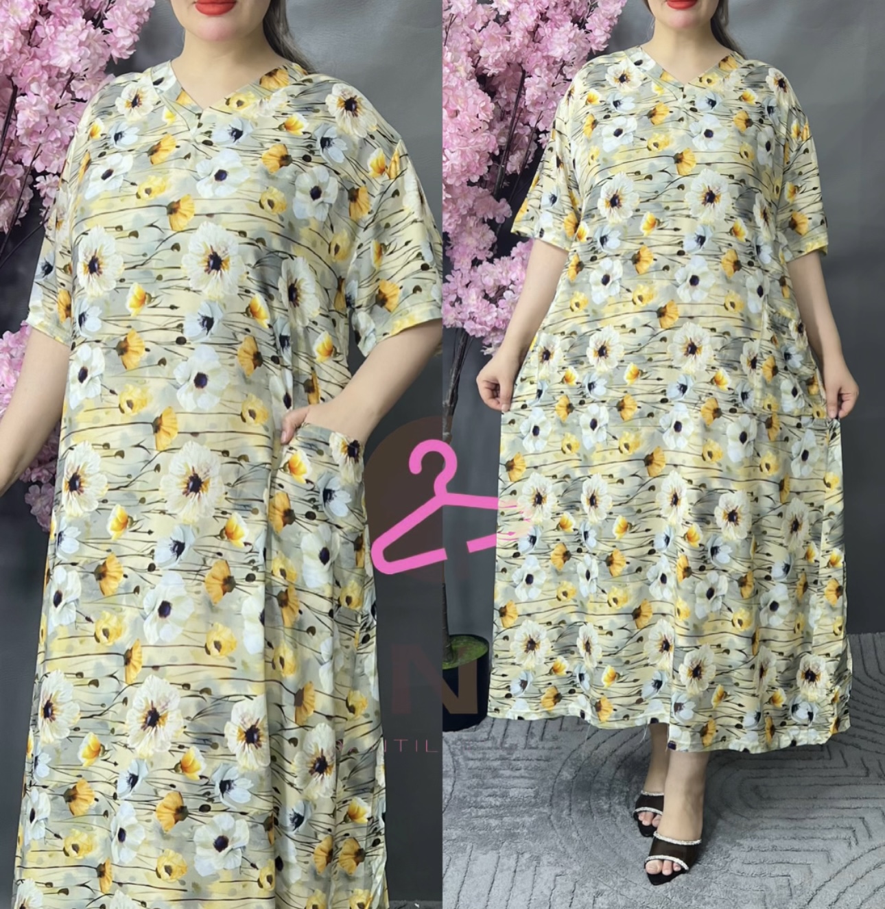 دشداشه ميدي فري سايز - alternate view