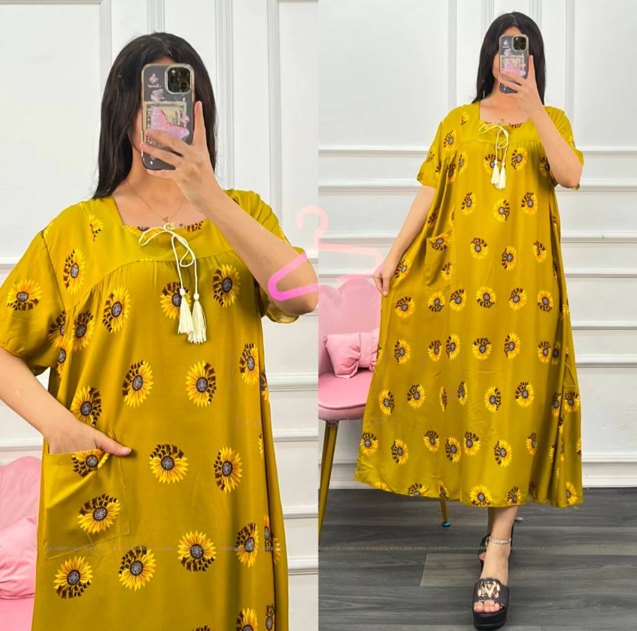 دشداشه ميدي قياسات مشجر 