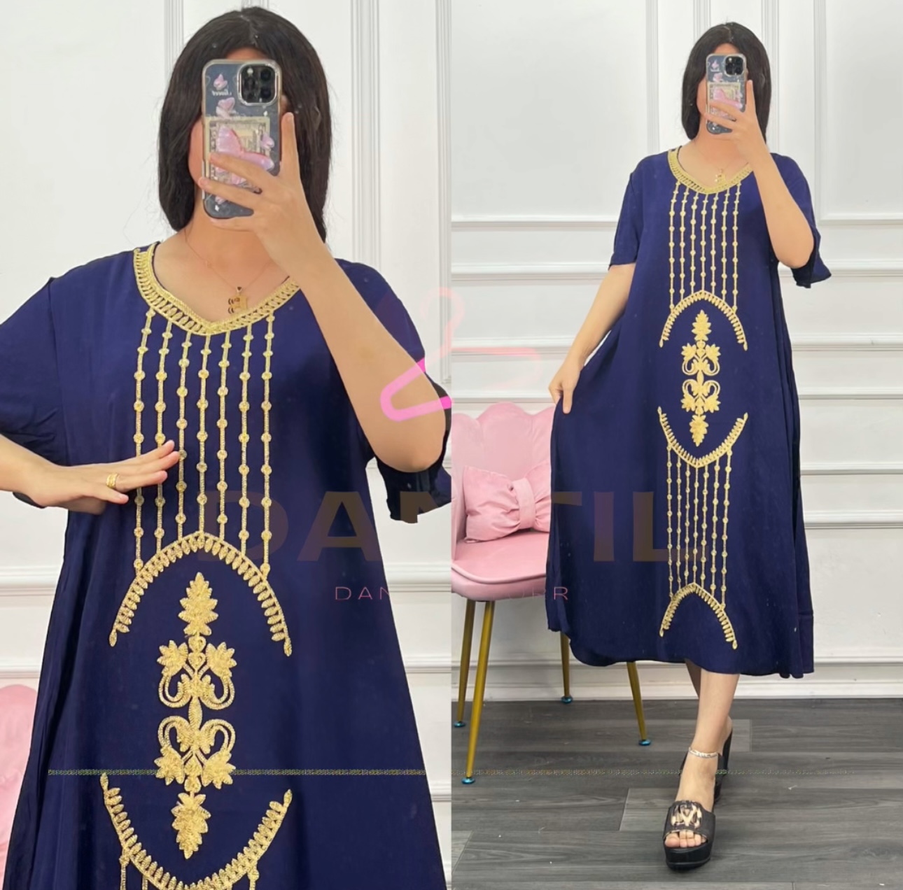 دشداشه ميدي تطريز  - alternate view