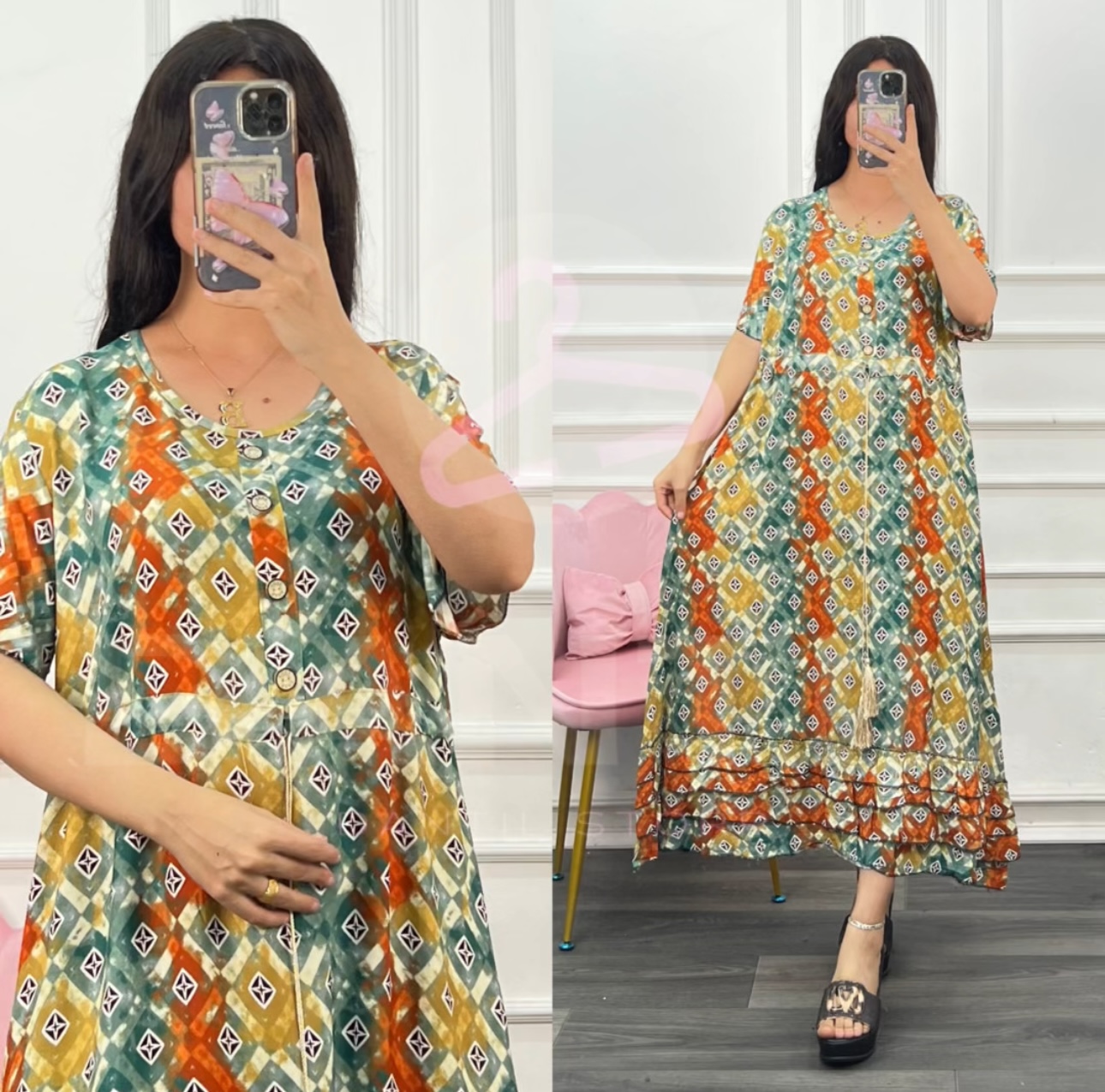 دشداشه ميدي مشجر 