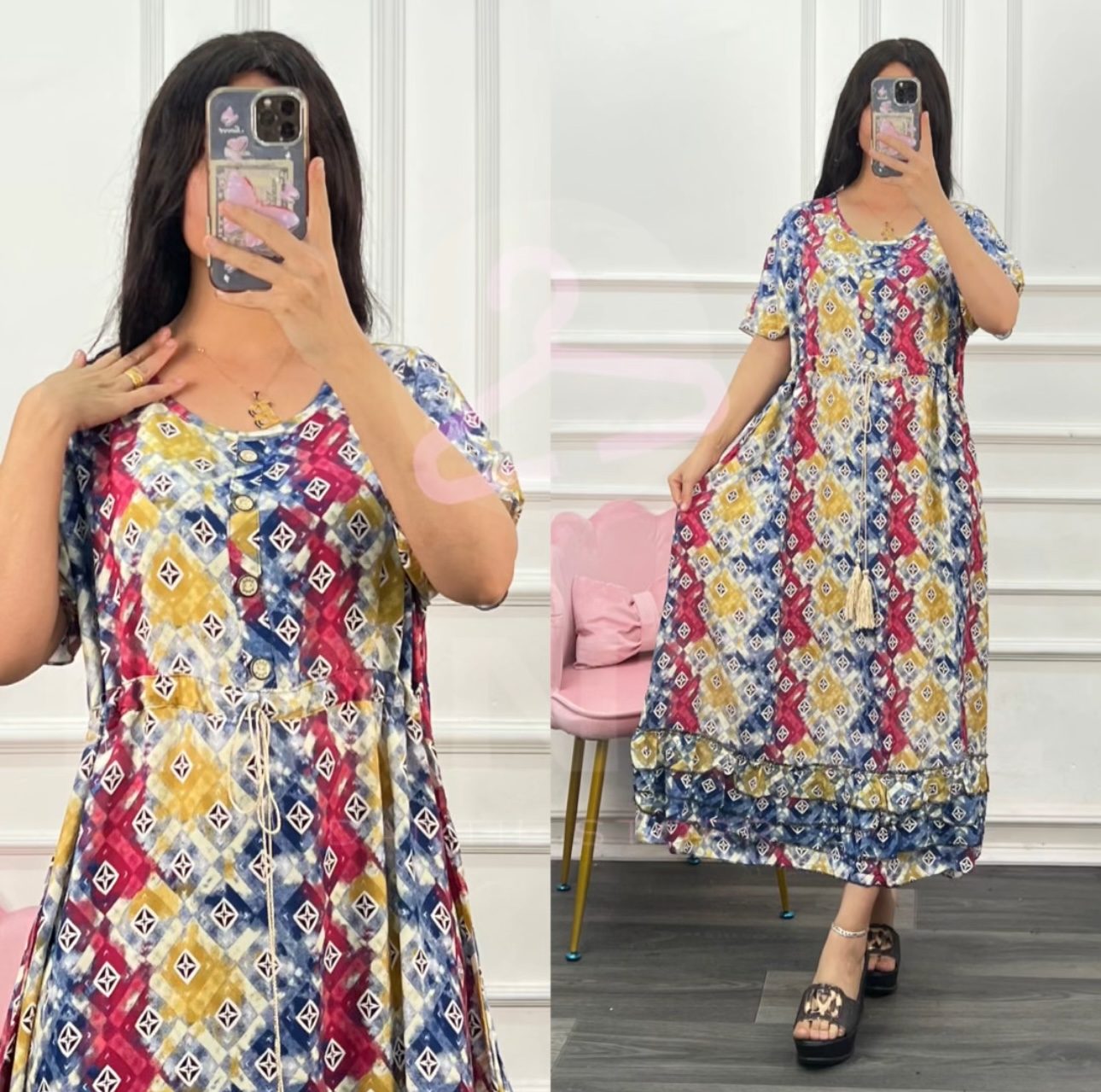 دشداشه ميدي مشجر  - alternate view