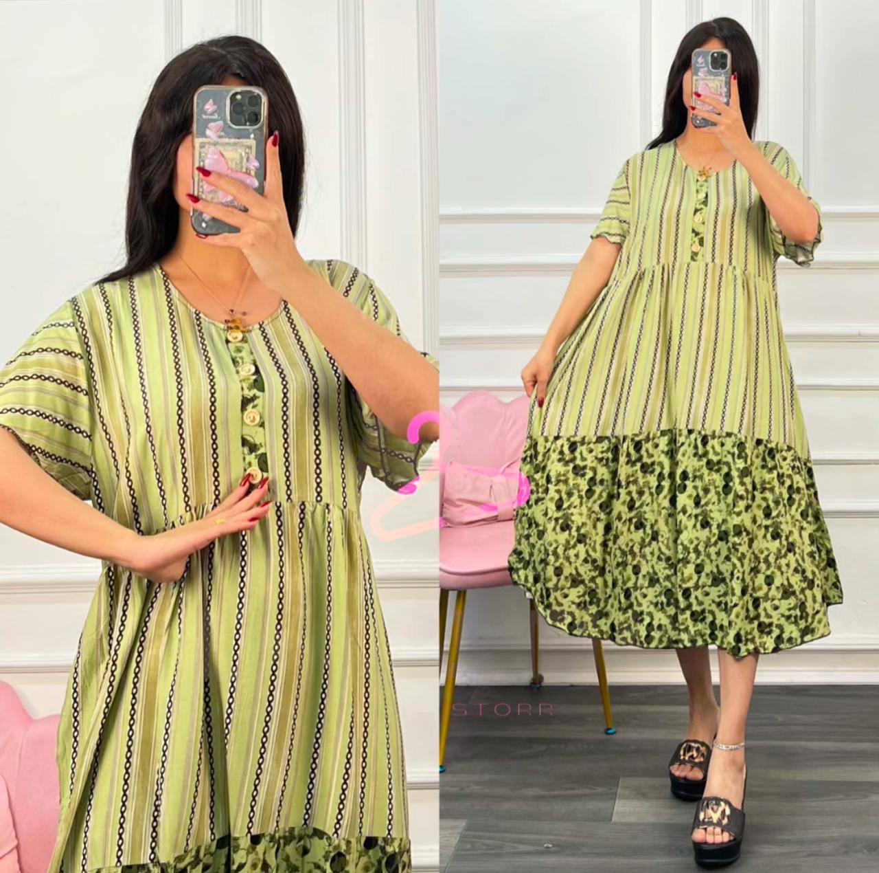 دشداشه ميدي قياسات  - alternate view